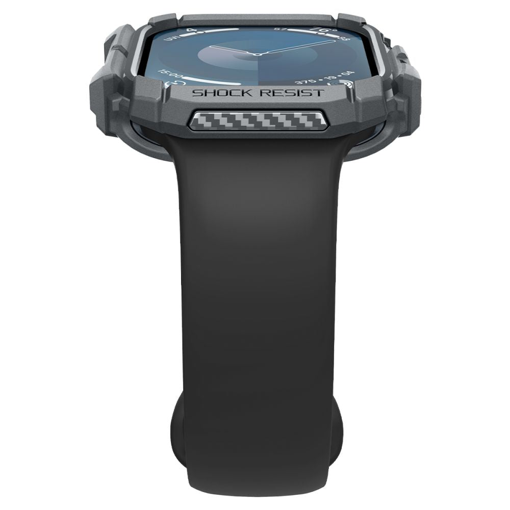 COQUE SPIGEN RUGGED ARMOR APPLE WATCH 10 (46 MM) GRIS FONCÉ