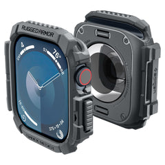 COQUE SPIGEN RUGGED ARMOR APPLE WATCH 10 (46 MM) GRIS FONCÉ
