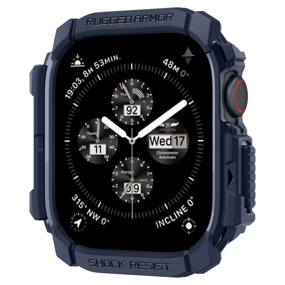 COQUE SPIGEN RUGGED ARMOR APPLE WATCH 10 (46 MM) BLEU MARINE