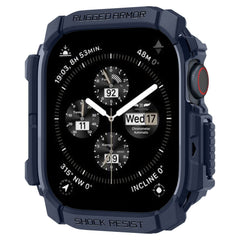 COQUE SPIGEN RUGGED ARMOR APPLE WATCH 10 (46 MM) BLEU MARINE