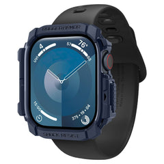 COQUE SPIGEN RUGGED ARMOR APPLE WATCH 10 (46 MM) BLEU MARINE
