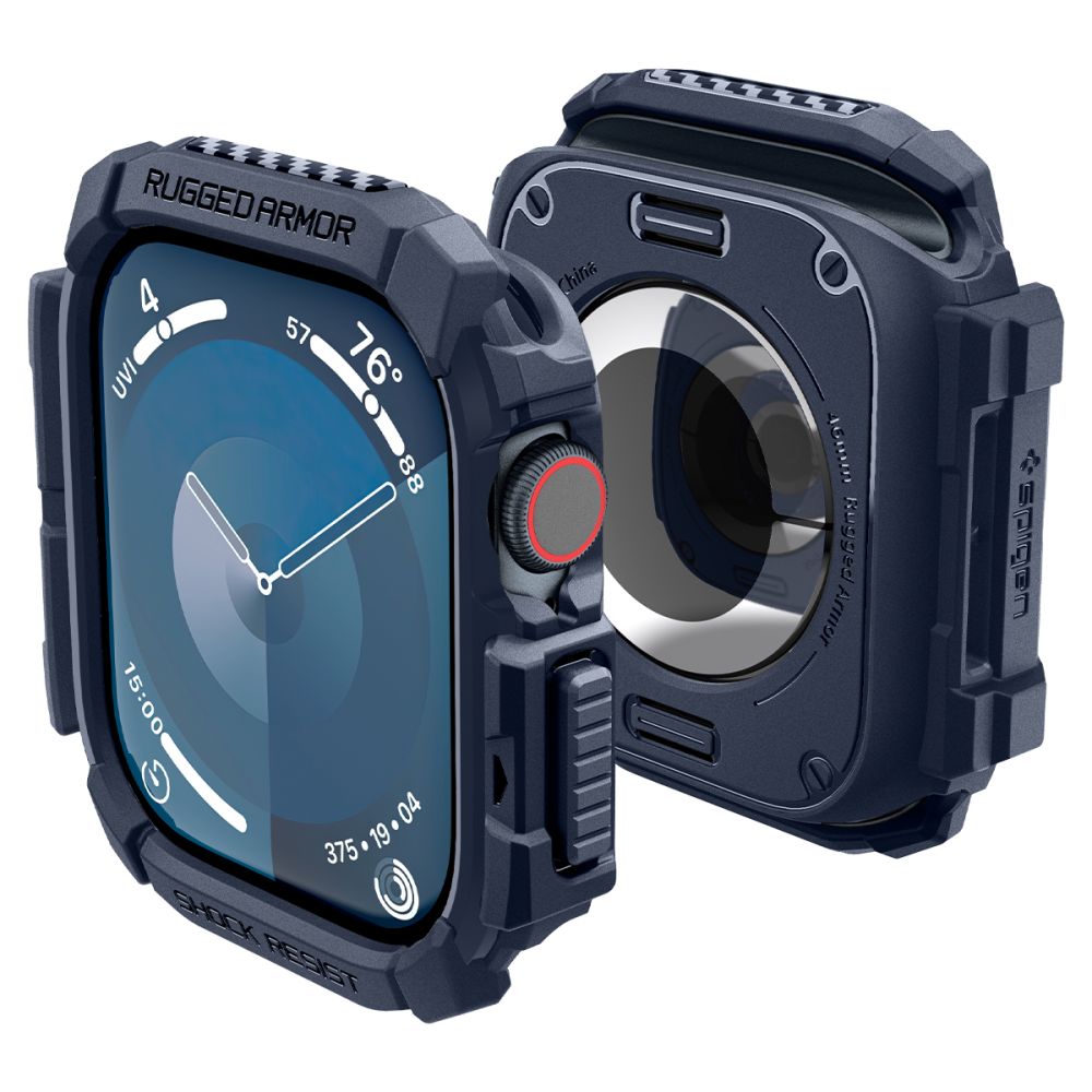 COQUE SPIGEN RUGGED ARMOR APPLE WATCH 10 (46 MM) BLEU MARINE