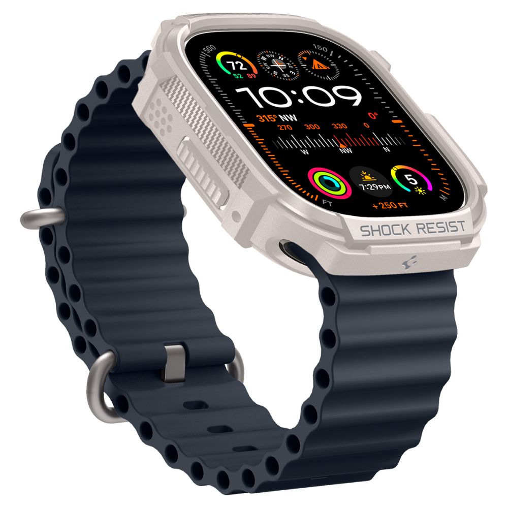 COQUE DE PROTECTION POUR APPLE WATCH ULTRA 49 MM SPIGEN RUGGED ARMOR DUNE BEIGE