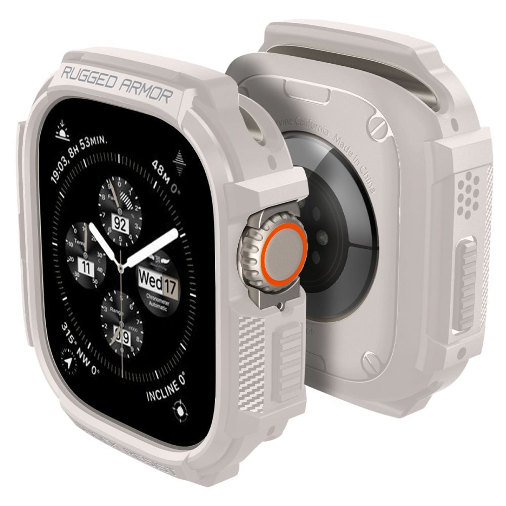 COQUE DE PROTECTION POUR APPLE WATCH ULTRA 49 MM SPIGEN RUGGED ARMOR DUNE BEIGE