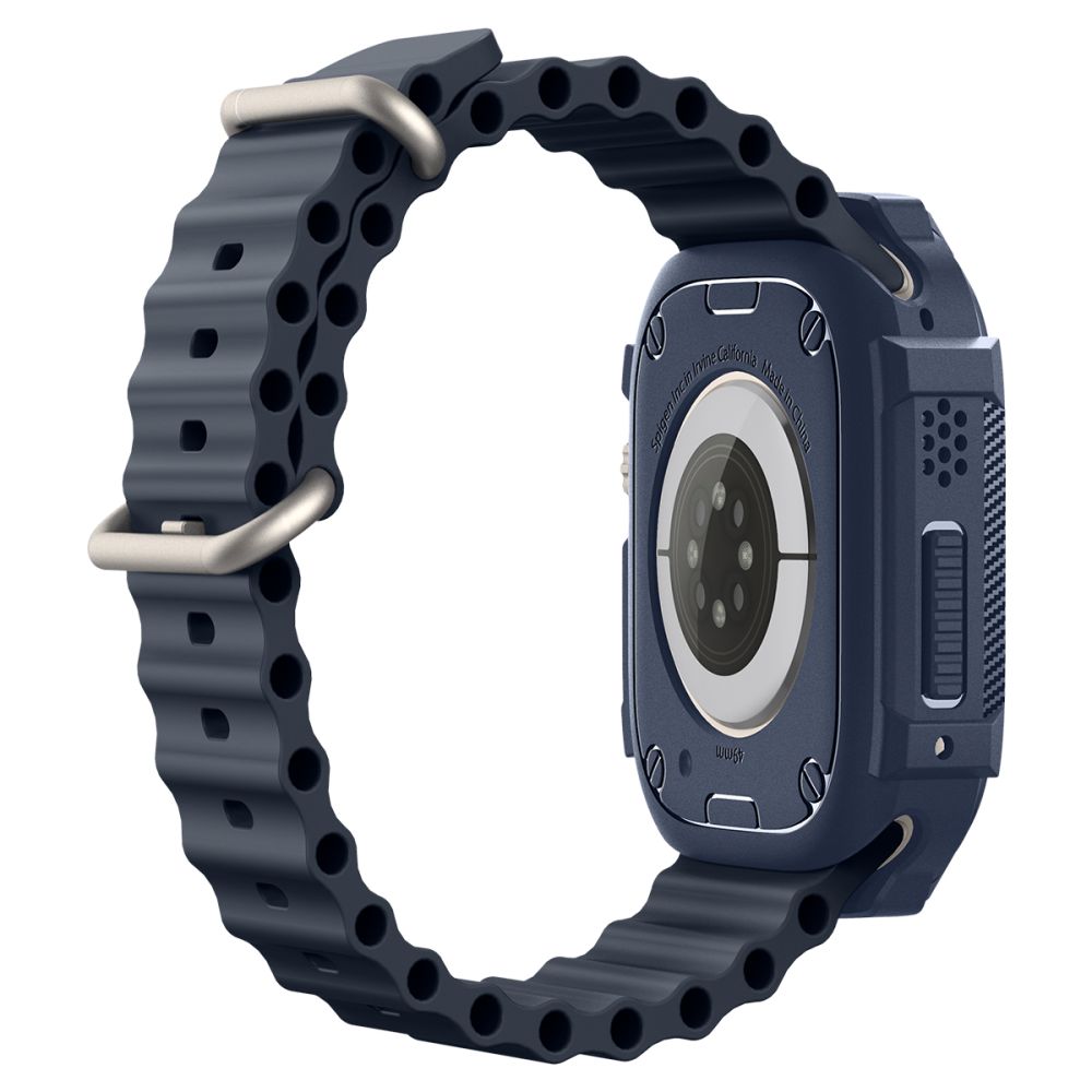 COQUE DE PROTECTION POUR APPLE WATCH ULTRA 49 MM SPIGEN RUGGED ARMOR BLEU MARINE