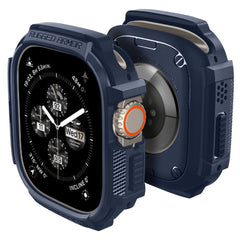COQUE DE PROTECTION POUR APPLE WATCH ULTRA 49 MM SPIGEN RUGGED ARMOR BLEU MARINE