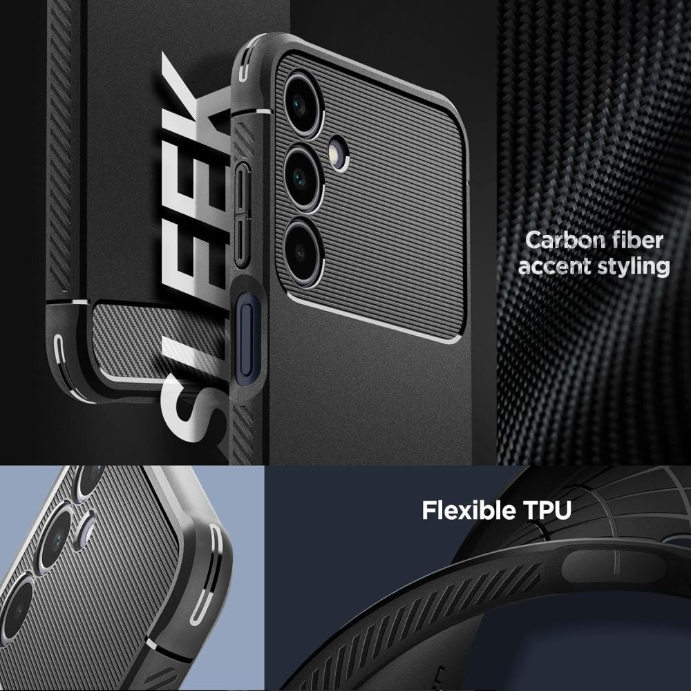 COQUE SPIGEN RUGGED ARMOR GALAXY A25 5G NOIR MATTE