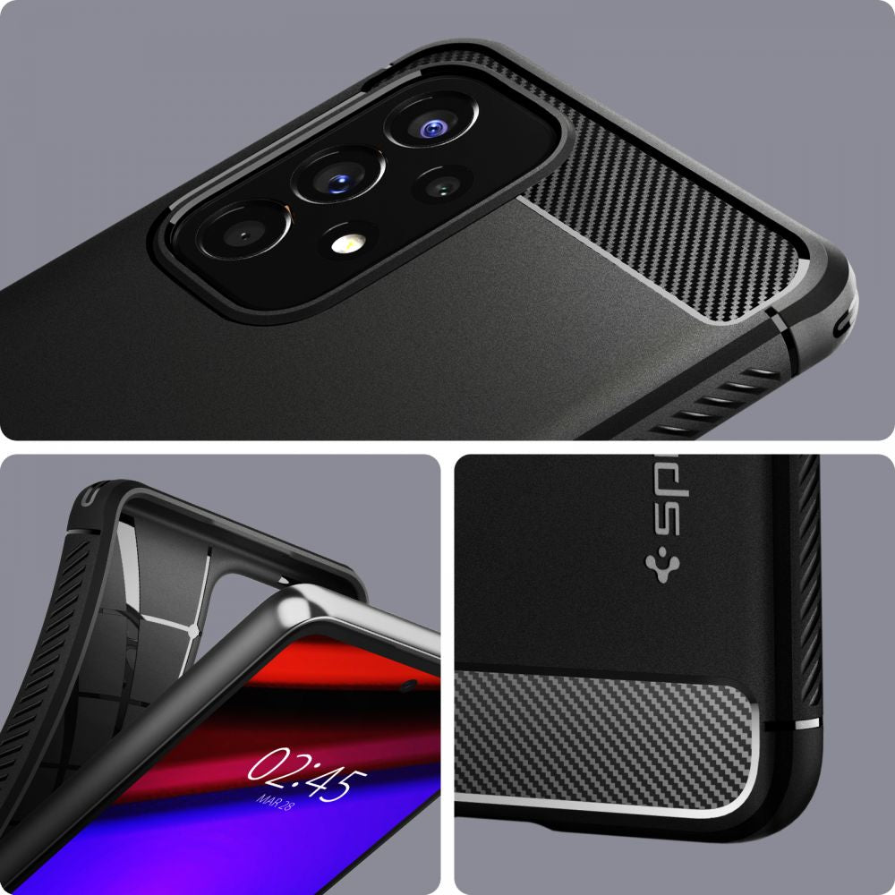 COQUE SPIGEN RUGGED ARMOR GALAXY A53 5G NOIR MATTE