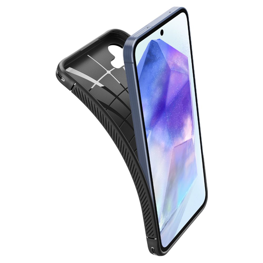 COQUE SPIGEN RUGGED ARMOR GALAXY A55 5G NOIR MATTE