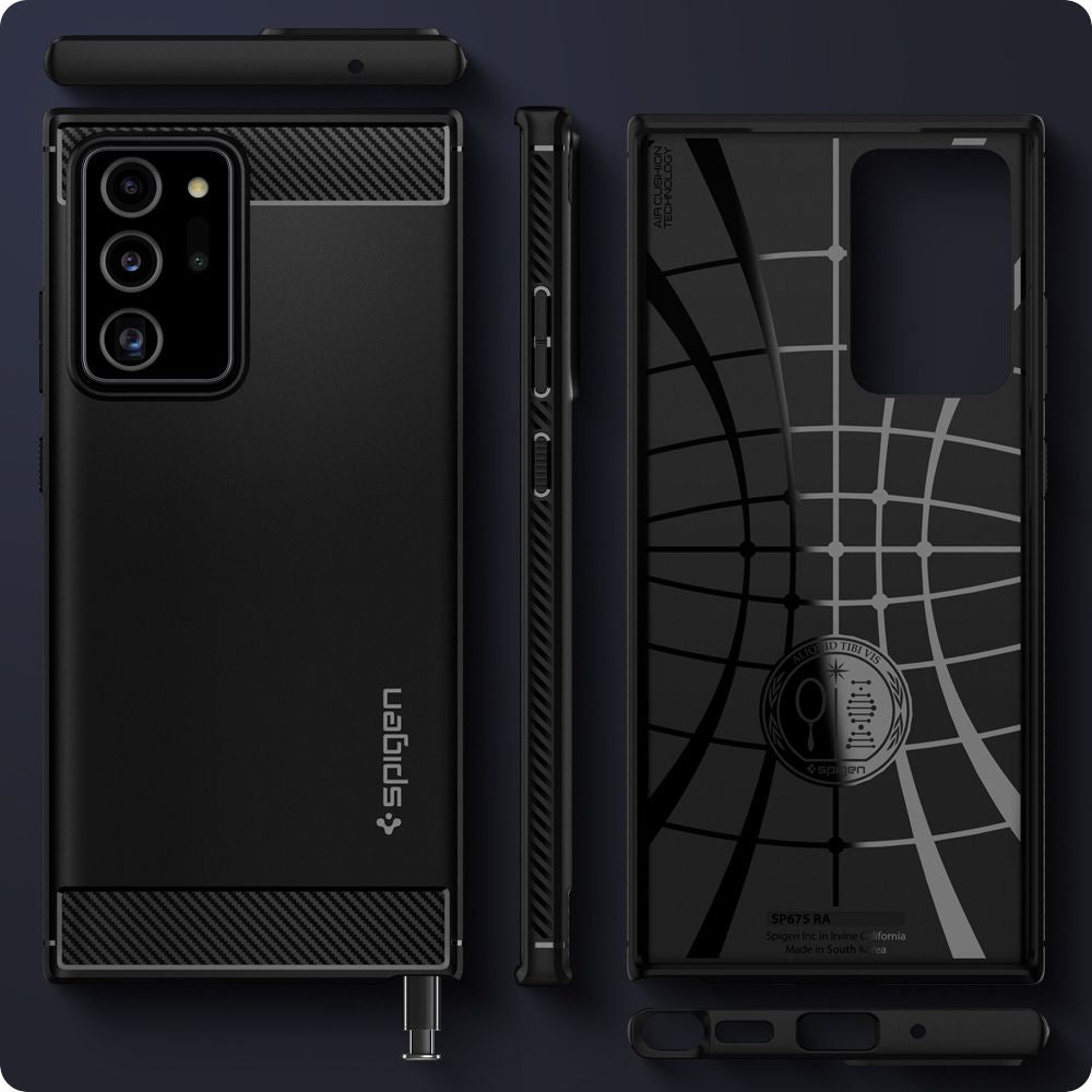 COQUE SPIGEN RUGGED ARMOR GALAXY NOTE 20 ULTRA NOIR MATTE