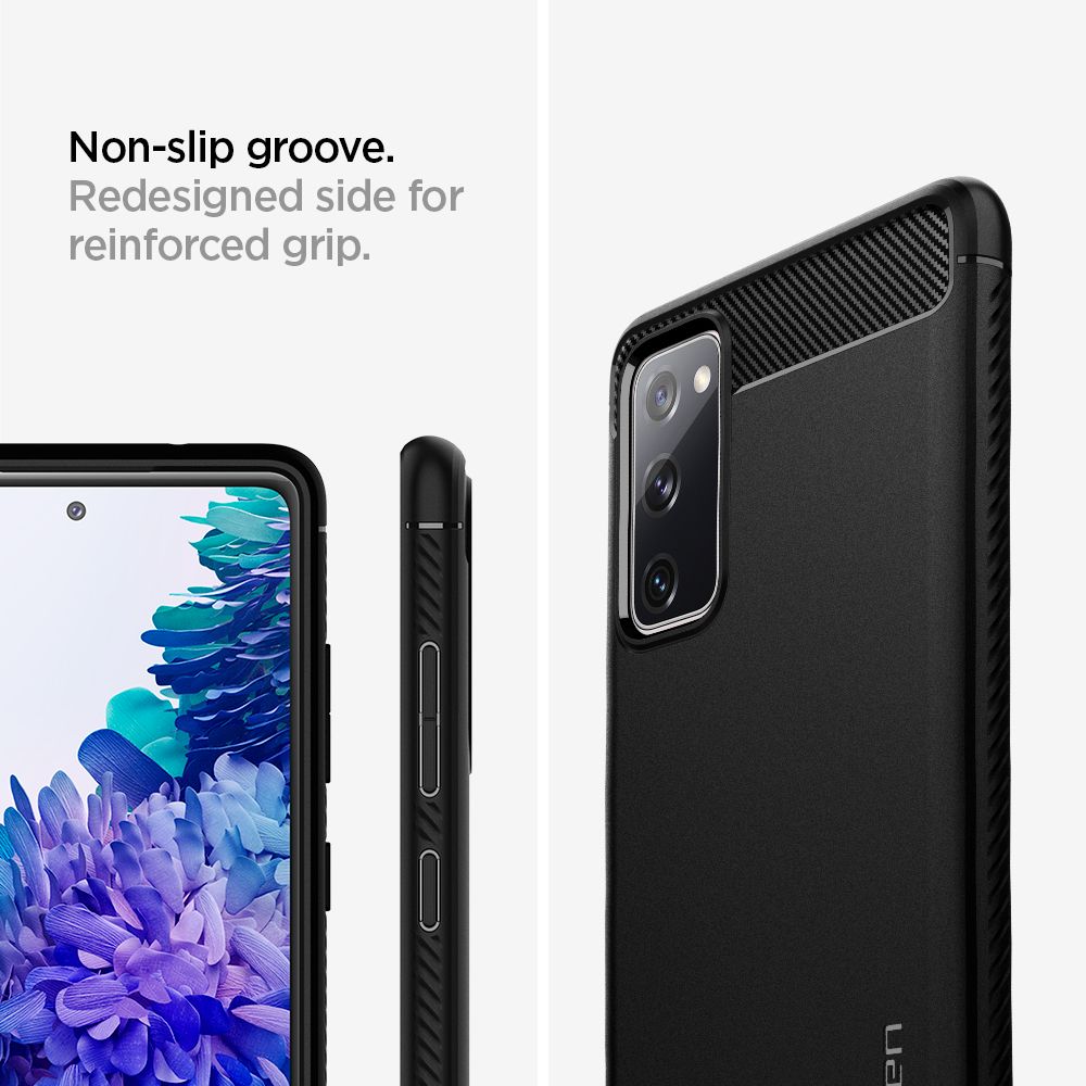 COQUE SPIGEN RUGGED ARMOR GALAXY S20 FE NOIR MATTE