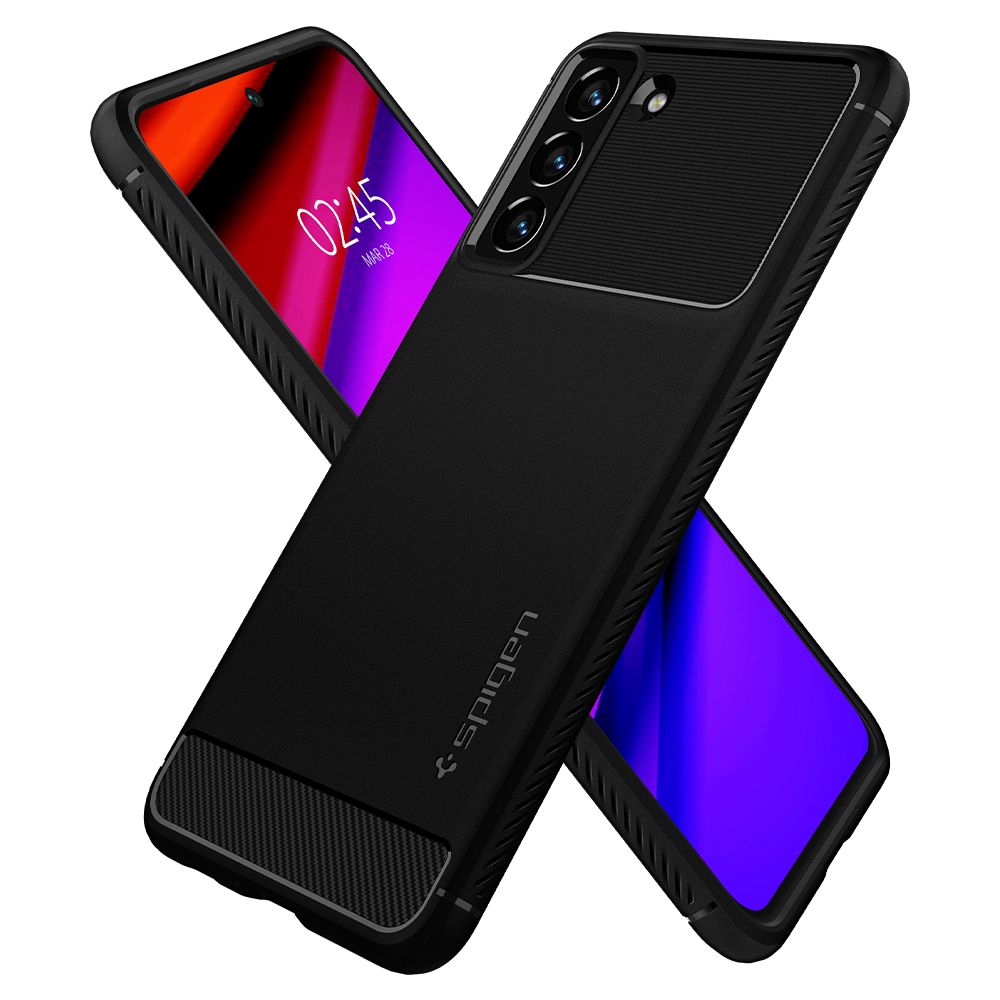 COQUE SPIGEN RUGGED ARMOR GALAXY S21 FE NOIR MATTE