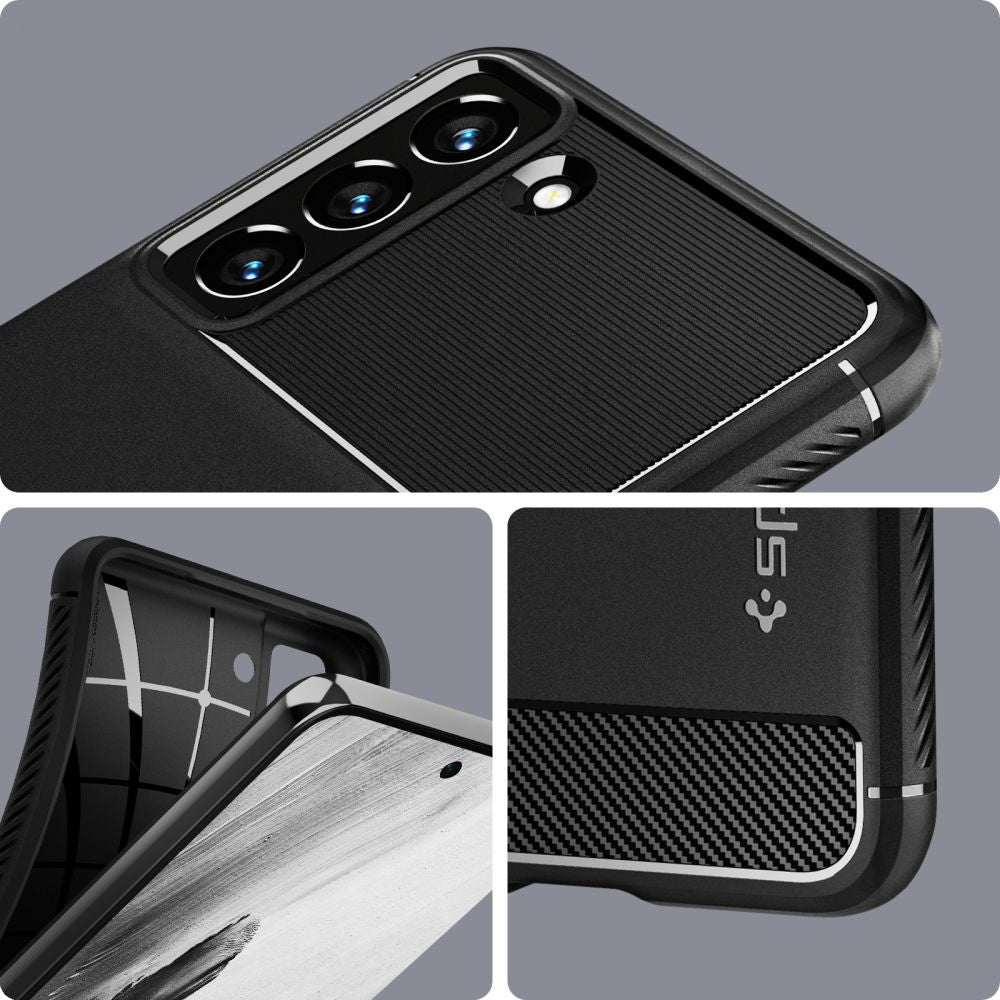 COQUE SPIGEN RUGGED ARMOR GALAXY S21 FE NOIR MATTE
