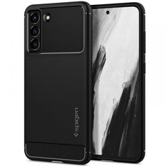 COQUE SPIGEN RUGGED ARMOR GALAXY S21 FE NOIR MATTE