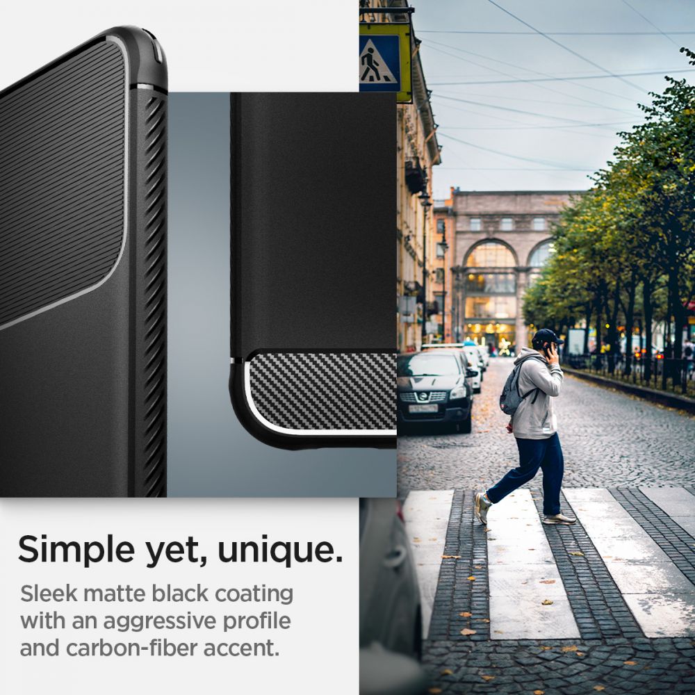 COQUE SPIGEN RUGGED ARMOR GALAXY S22 NOIR MATTE