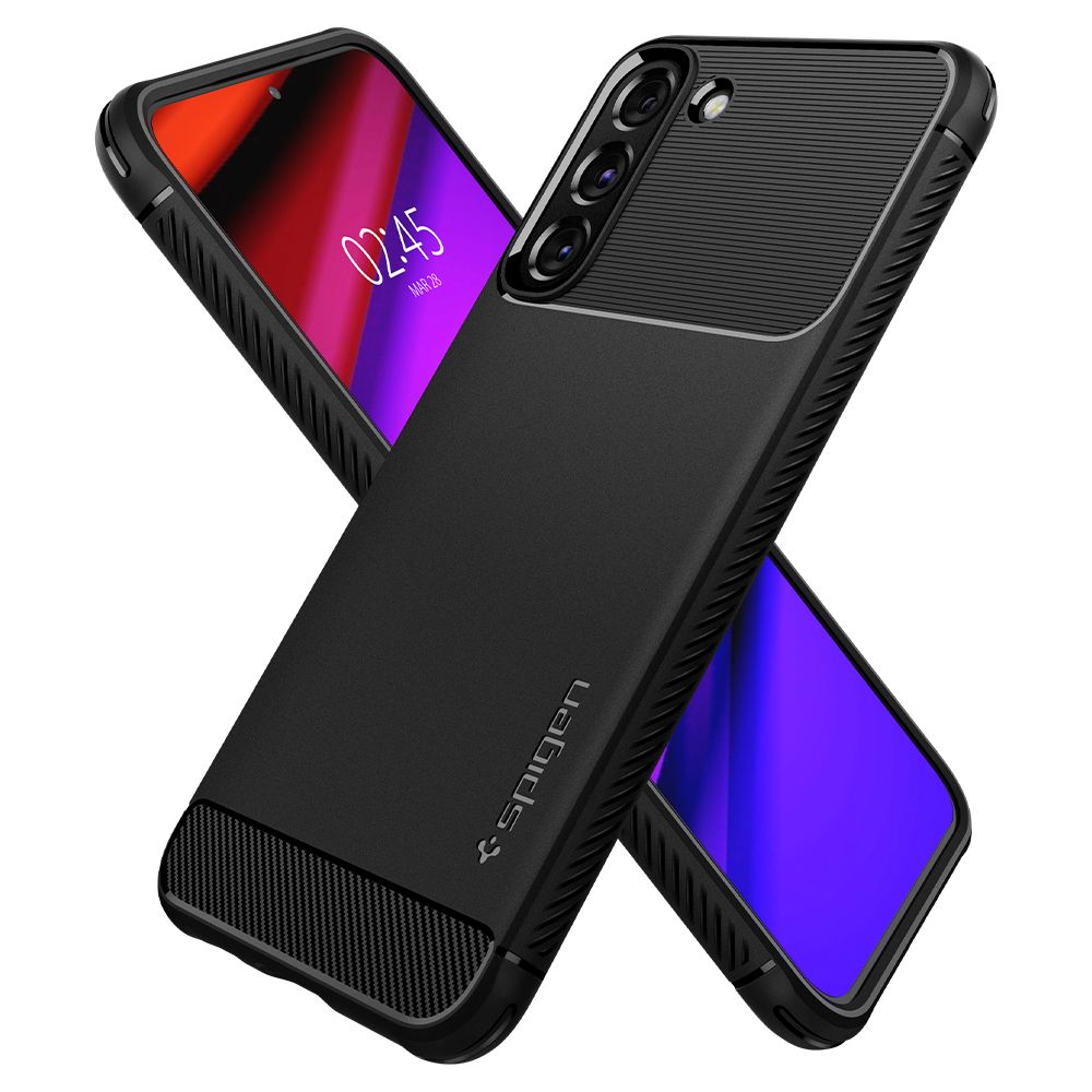 COQUE SPIGEN RUGGED ARMOR GALAXY S22 NOIR MATTE