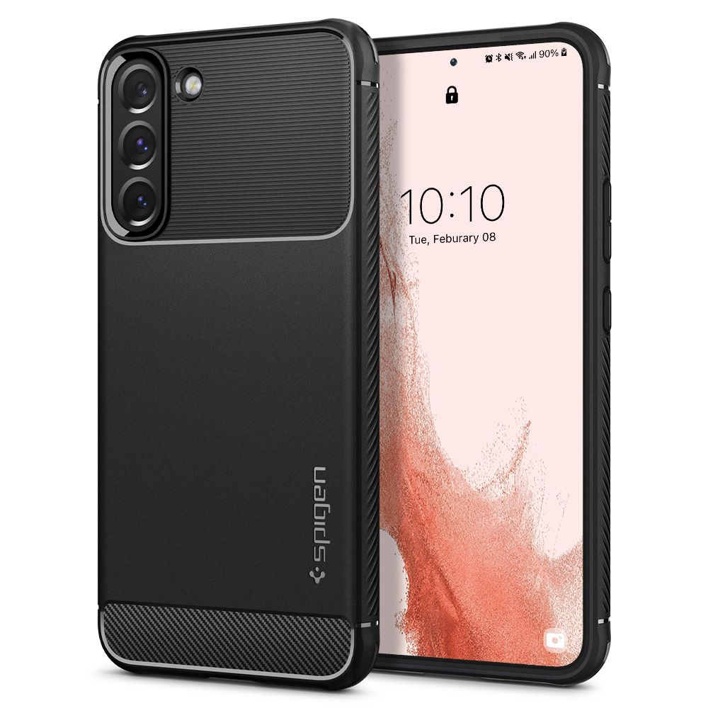 COQUE SPIGEN RUGGED ARMOR GALAXY S22 NOIR MATTE