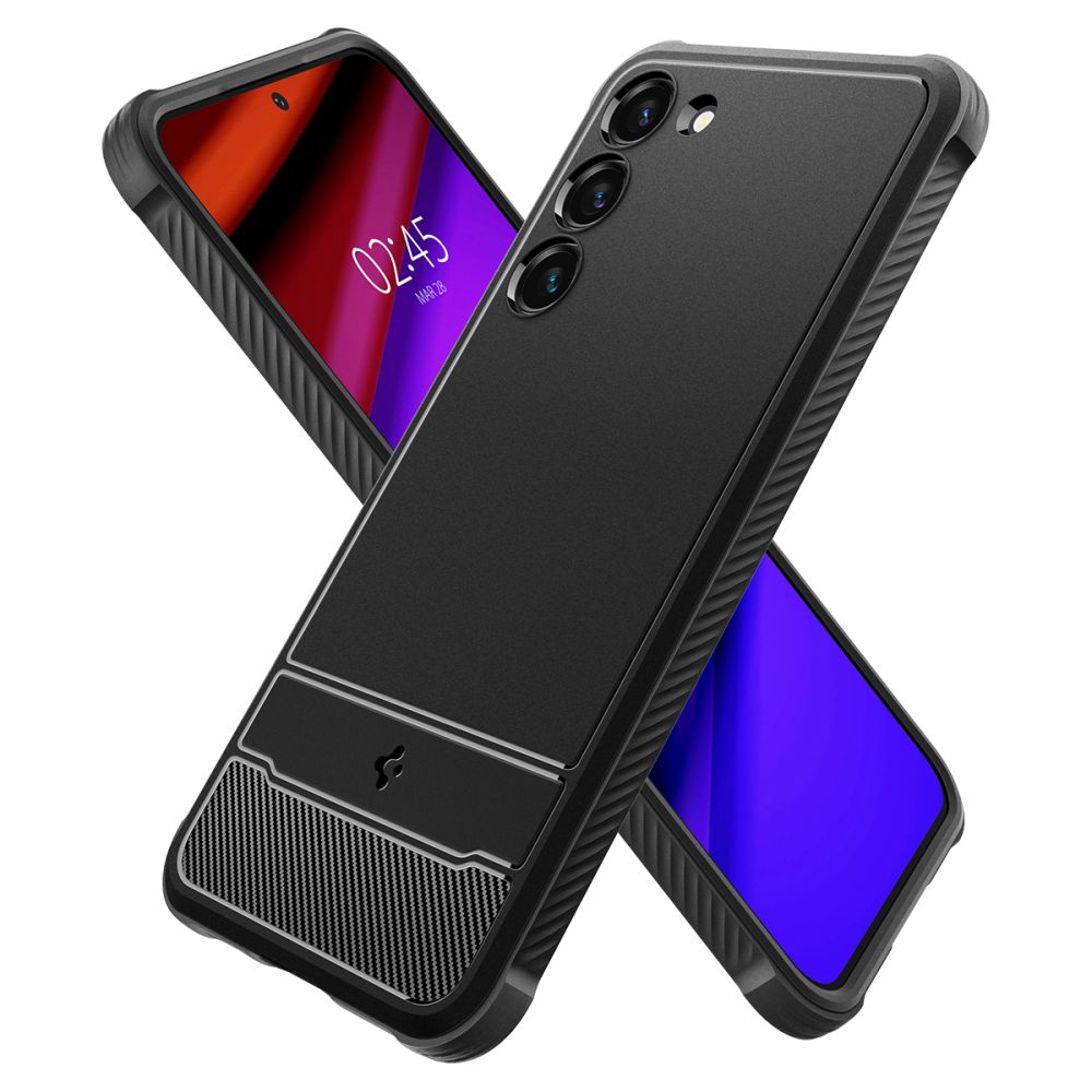 COQUE SPIGEN RUGGED ARMOR GALAXY S23 NOIR MATTE