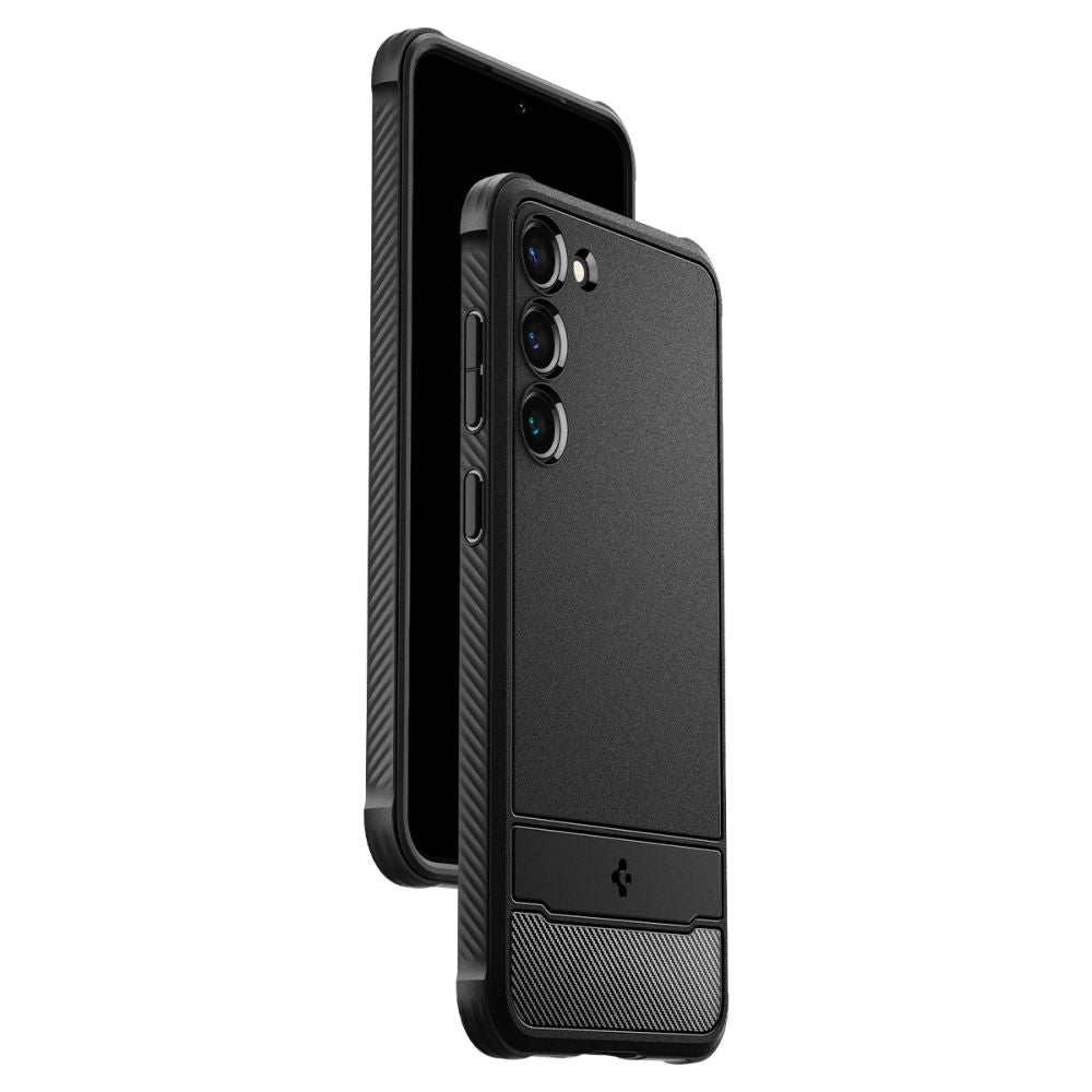 COQUE SPIGEN RUGGED ARMOR GALAXY S23 NOIR MATTE