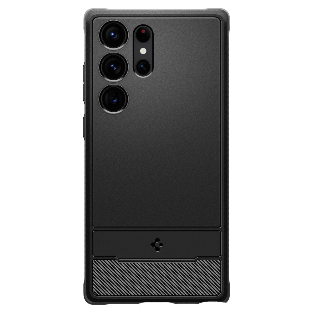 COQUE SPIGEN RUGGED ARMOR GALAXY S23 ULTRA NOIR MATTE