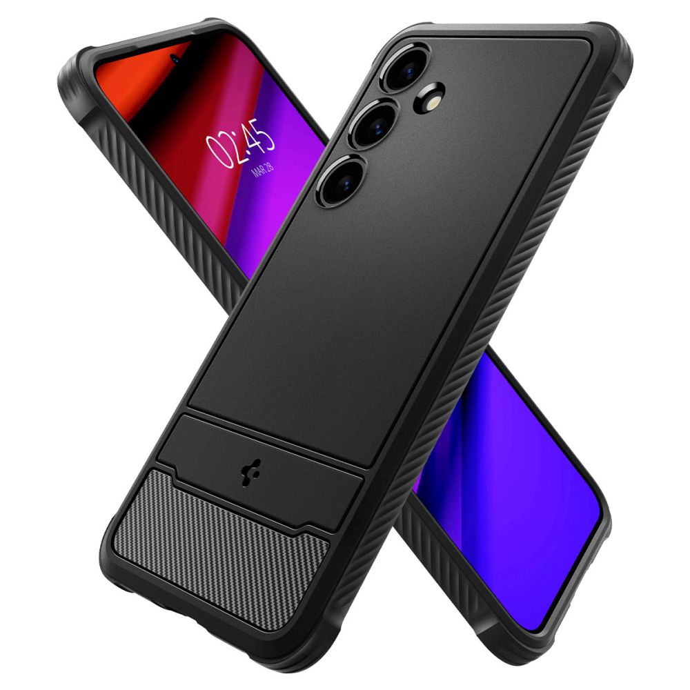 COQUE SPIGEN RUGGED ARMOR GALAXY S24+ PLUS NOIR MATTE