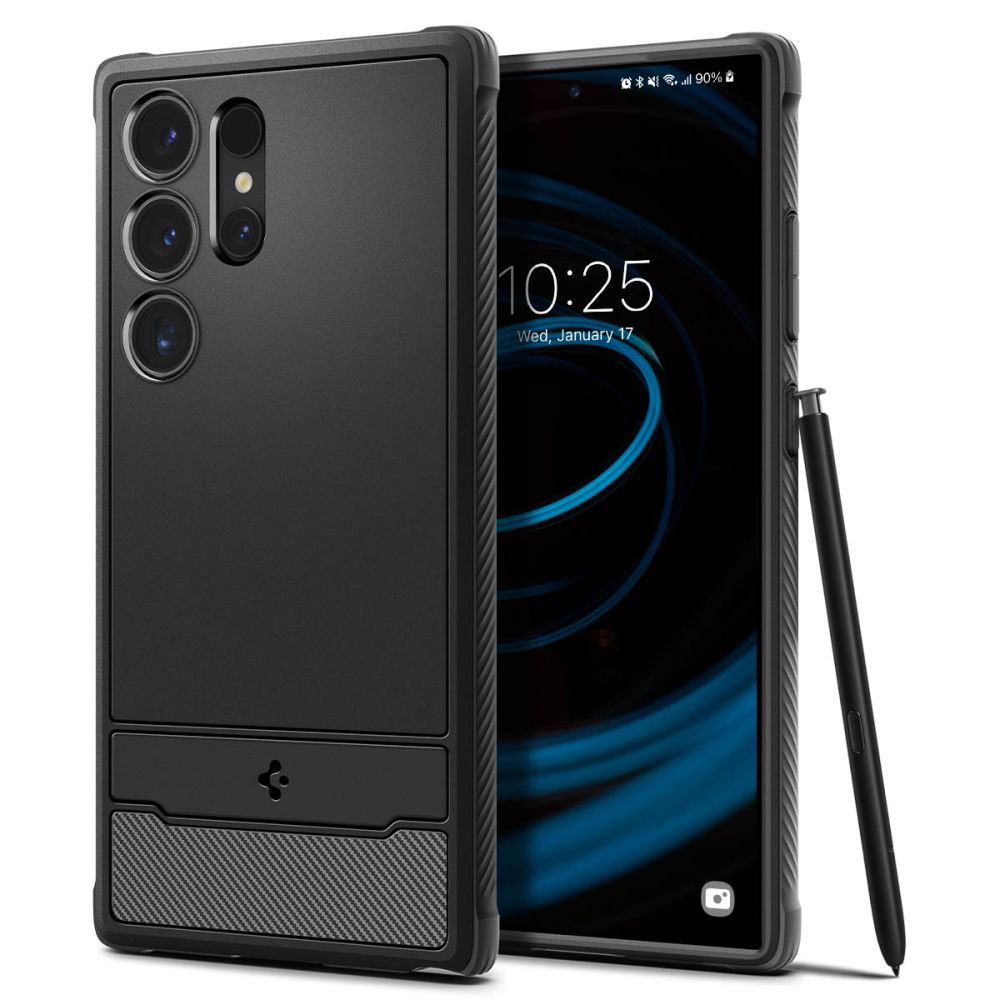 COQUE SPIGEN RUGGED ARMOR GALAXY S24 ULTRA NOIR MATTE