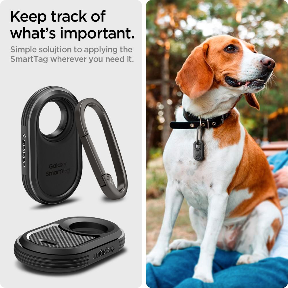 COQUE SPIGEN RUGGED ARMOR GALAXY SMARTTAG 2 NOIR MATTE