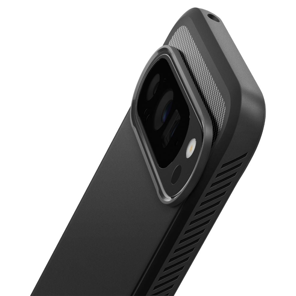 COQUE POUR GOOGLE PIXEL 9 PRO XL SPIGEN RUGGED ARMOR NOIR MATTE
