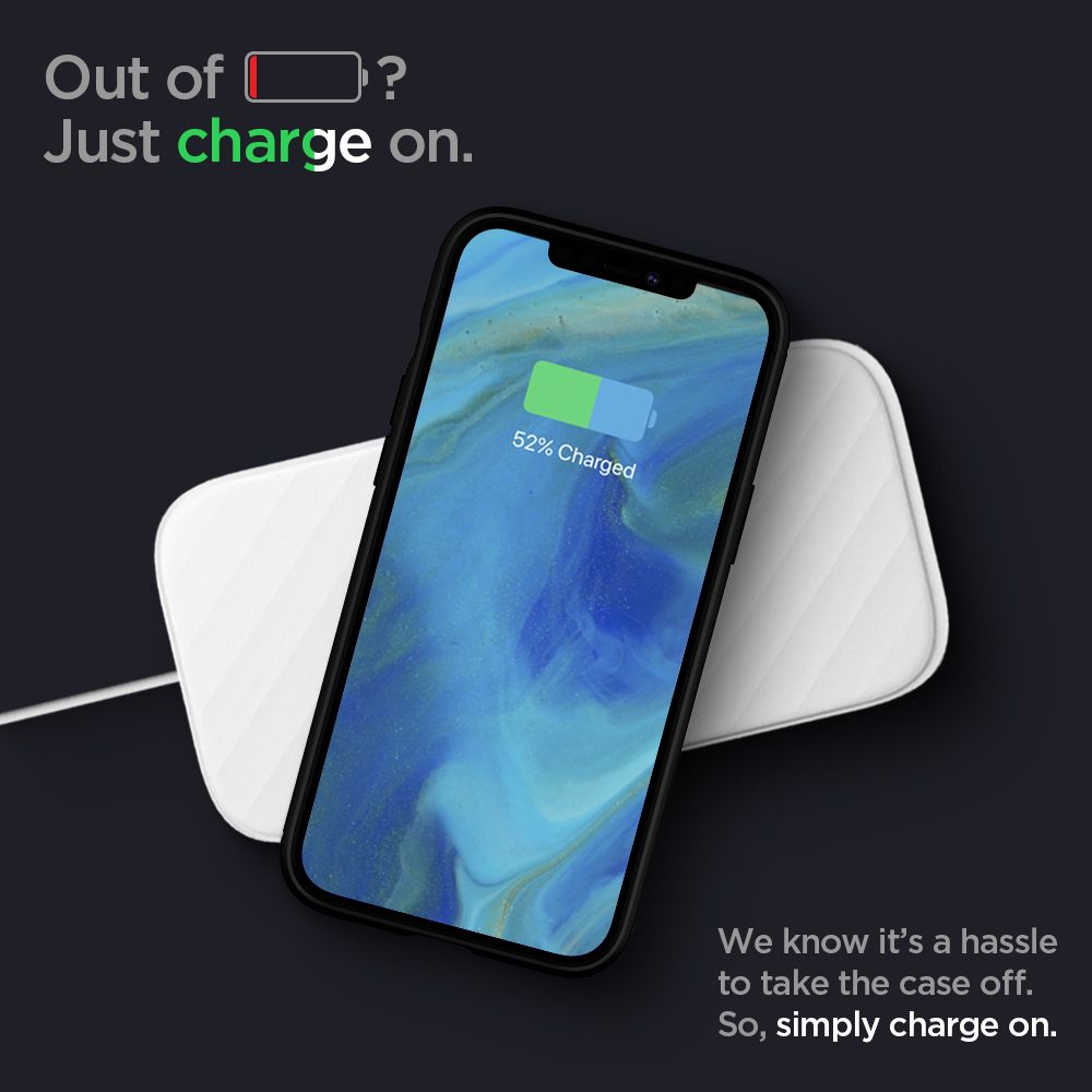 COQUE SPIGEN RUGGED ARMOR IPHONE 12/12 PRO NOIR MATTE