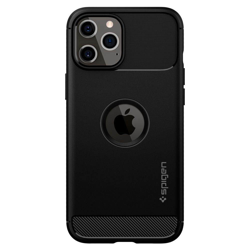 COQUE SPIGEN RUGGED ARMOR IPHONE 12/12 PRO NOIR MATTE