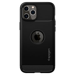 COQUE SPIGEN RUGGED ARMOR IPHONE 12/12 PRO NOIR MATTE