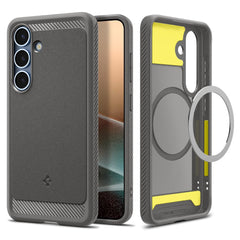 COQUE SPIGEN RUGGED ARMOR MAG MAGSAFE GALAXY S25 MARBLE GRIS