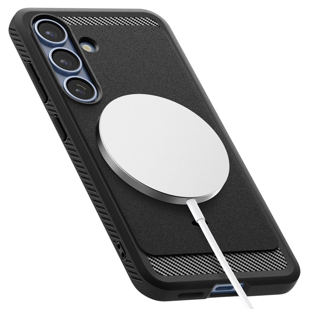COQUE SPIGEN RUGGED ARMOR MAG MAGSAFE GALAXY S25+ PLUS NOIR MAT