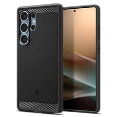 COQUE SPIGEN RUGGED ARMOR MAG MAGSAFE GALAXY S25 ULTRA NOIR MAT