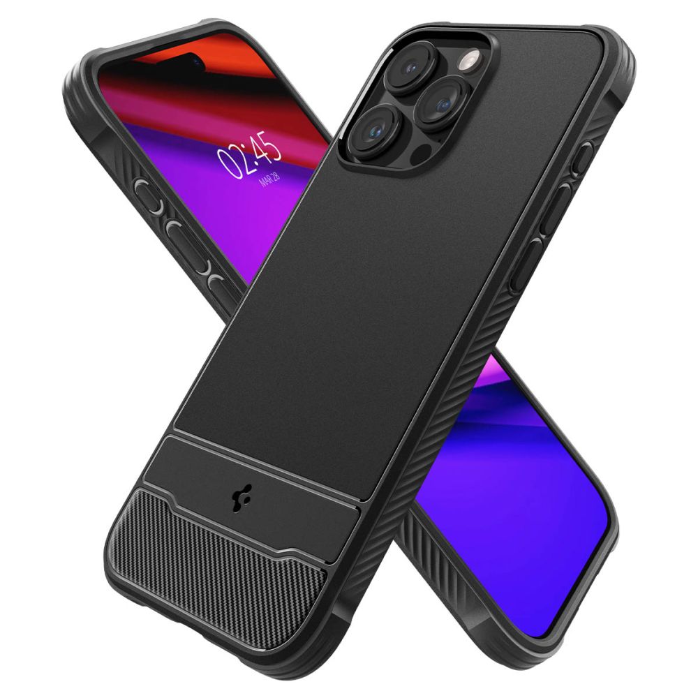 COQUE SPIGEN RUGGED ARMOR MAG MAGSAFE IPHONE 15 PRO MAX NOIR MAT