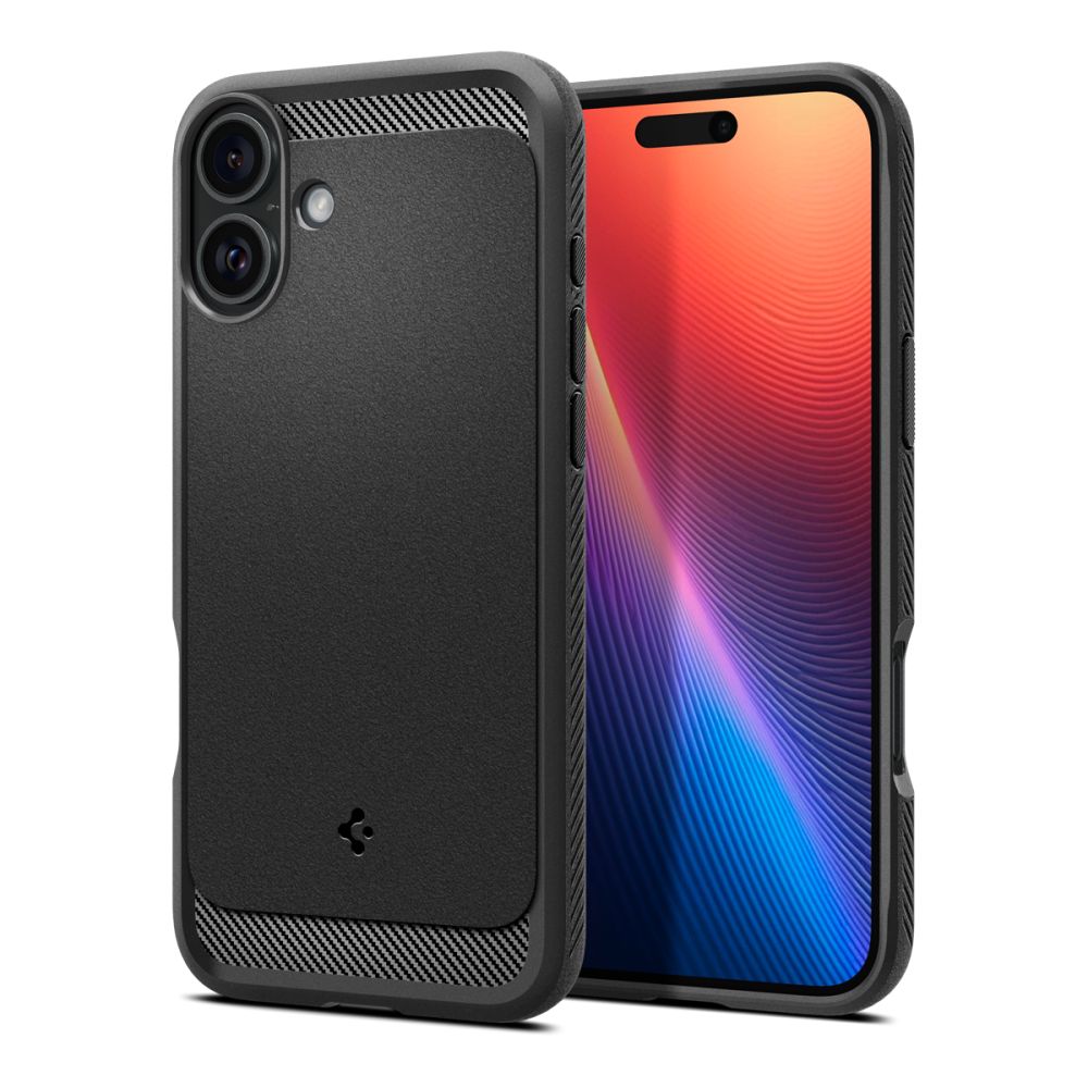 COQUE SPIGEN RUGGED ARMOR MAG MAGSAFE IPHONE 16 NOIR MAT
