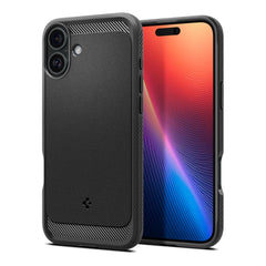 COQUE SPIGEN RUGGED ARMOR MAG MAGSAFE IPHONE 16 NOIR MAT