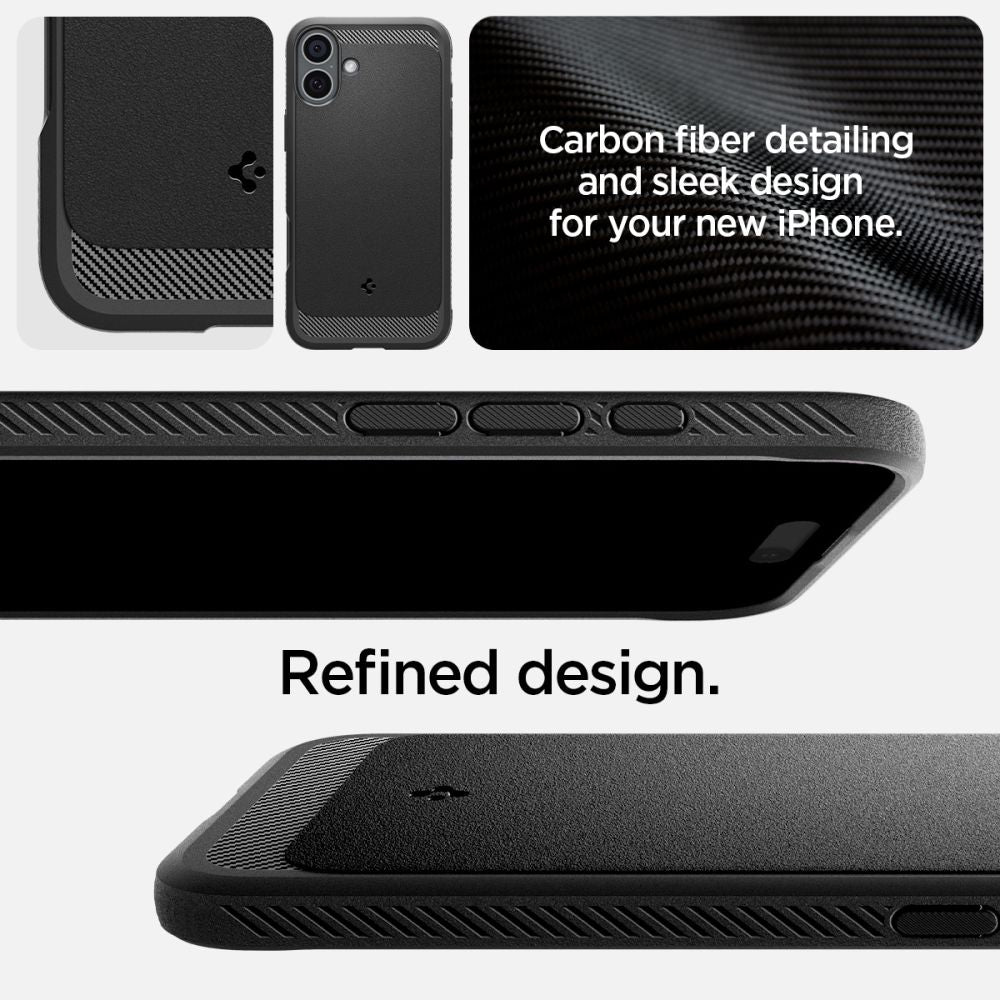 COQUE SPIGEN RUGGED ARMOR MAG MAGSAFE IPHONE 16 NOIR MAT