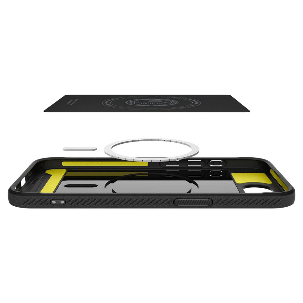 COQUE SPIGEN RUGGED ARMOR MAG MAGSAFE IPHONE 16E NOIR MAT