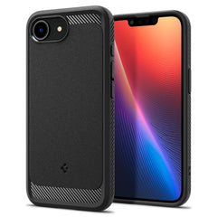 COQUE SPIGEN RUGGED ARMOR MAG MAGSAFE IPHONE 16E NOIR MAT