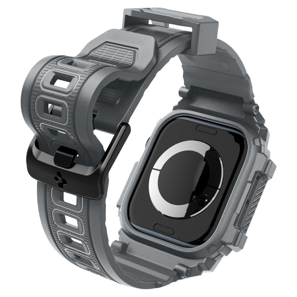 COQUE SPIGEN RUGGED ARMOR "PRO" POUR APPLE WATCH 10 (46 MM) GRIS FONCÉ
