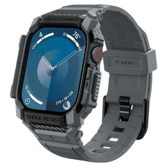 COQUE SPIGEN RUGGED ARMOR "PRO" POUR APPLE WATCH 10 (46 MM) GRIS FONCÉ