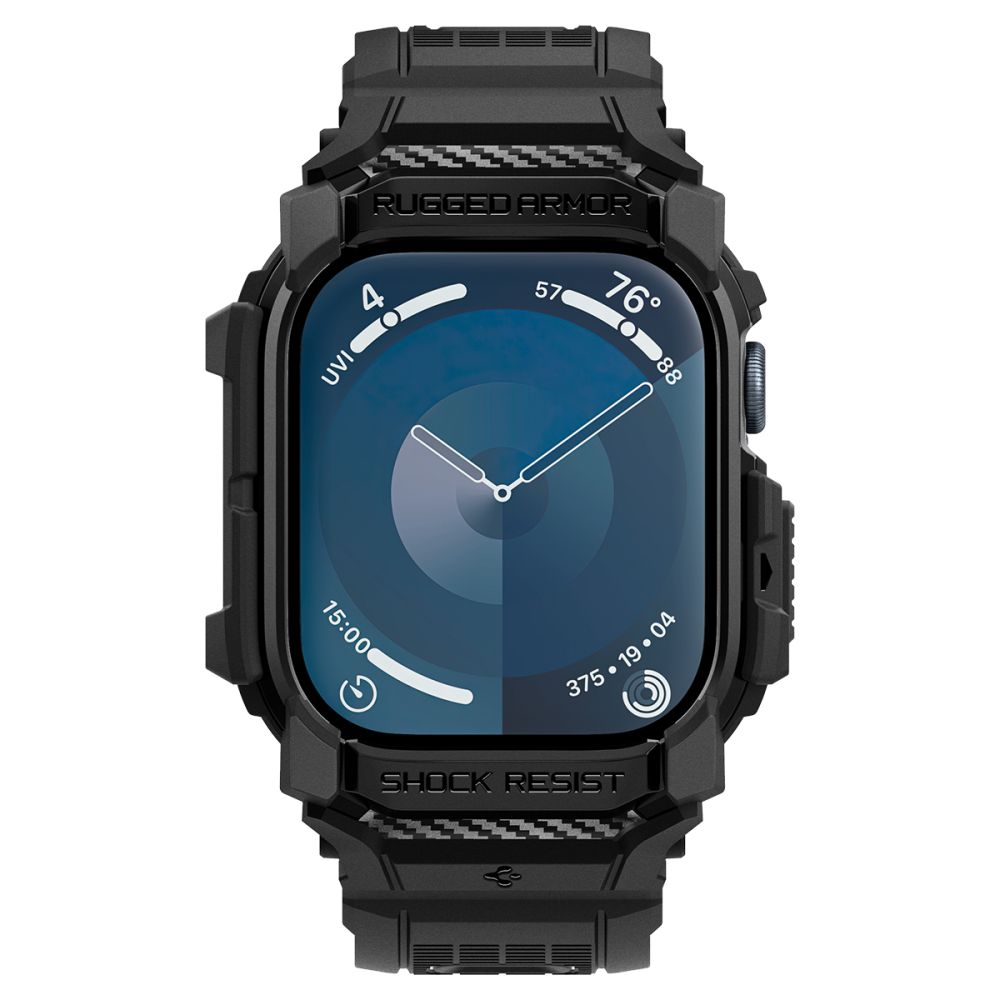 COQUE SPIGEN RUGGED ARMOR "PRO" APPLE WATCH 10 (46 MM) NOIR MATTE