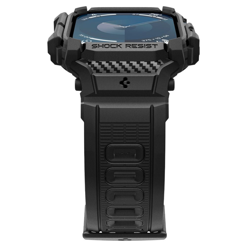COQUE SPIGEN RUGGED ARMOR "PRO" APPLE WATCH 10 (46 MM) NOIR MATTE