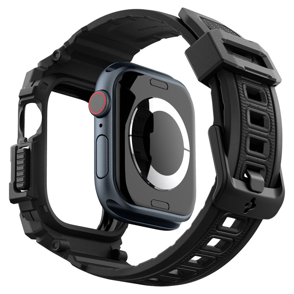 COQUE SPIGEN RUGGED ARMOR "PRO" APPLE WATCH 10 (46 MM) NOIR MATTE