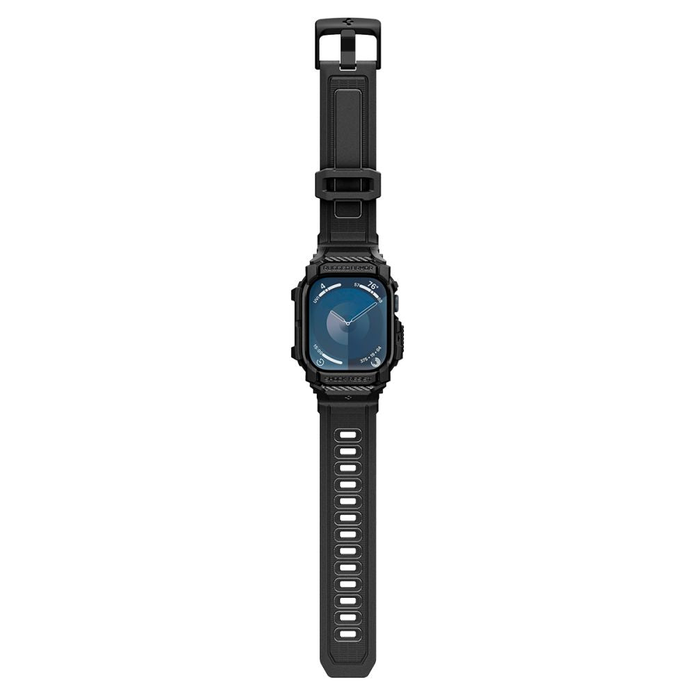 COQUE SPIGEN RUGGED ARMOR "PRO" APPLE WATCH 10 (46 MM) NOIR MATTE