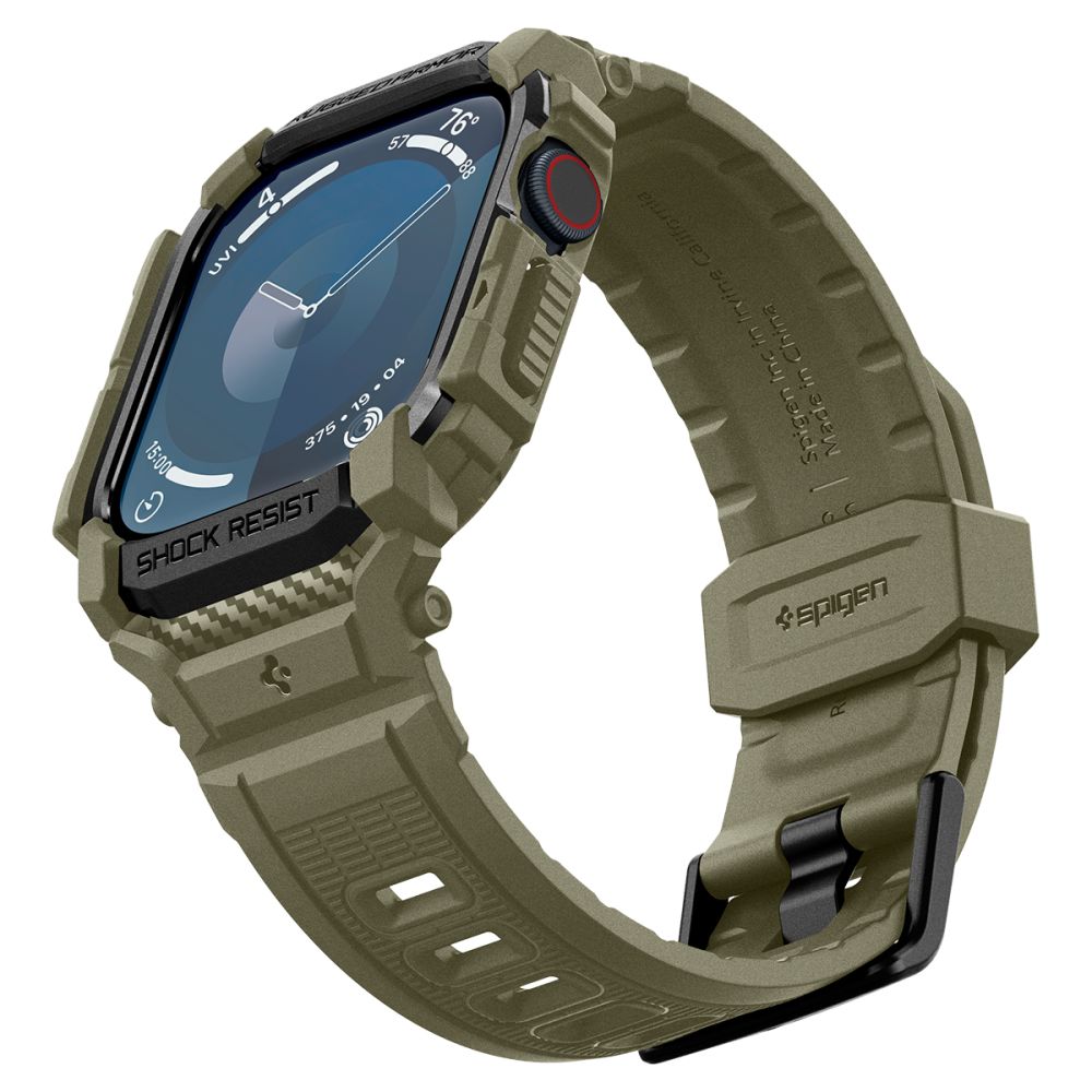 COQUE SPIGEN RUGGED ARMOR "PRO" APPLE WATCH 10 (46 MM) KHAKI VINTAGE