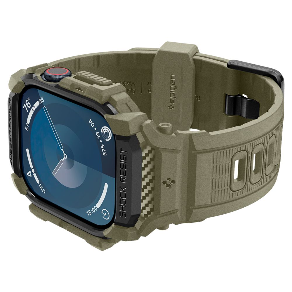 COQUE SPIGEN RUGGED ARMOR "PRO" APPLE WATCH 10 (46 MM) KHAKI VINTAGE