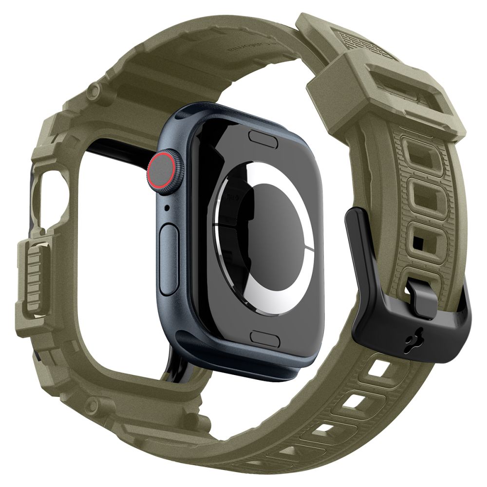 COQUE SPIGEN RUGGED ARMOR "PRO" APPLE WATCH 10 (46 MM) KHAKI VINTAGE