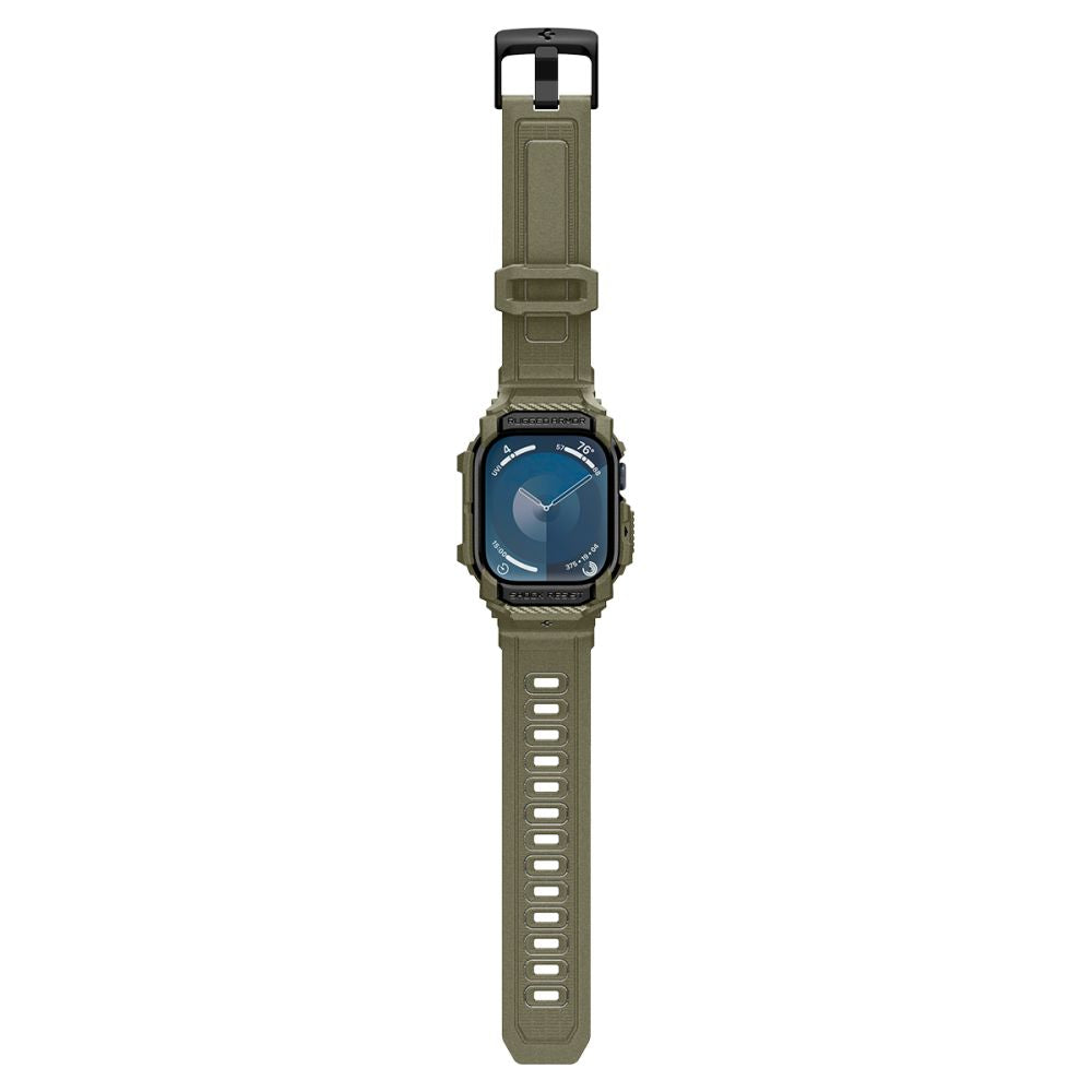 COQUE SPIGEN RUGGED ARMOR "PRO" APPLE WATCH 10 (46 MM) KHAKI VINTAGE